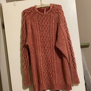 free people sweater dress,